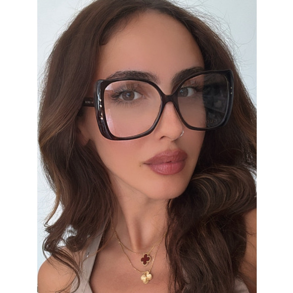 NEW Gucci GG0473O Oversized Eyeglasses Frames in Black main image 6
